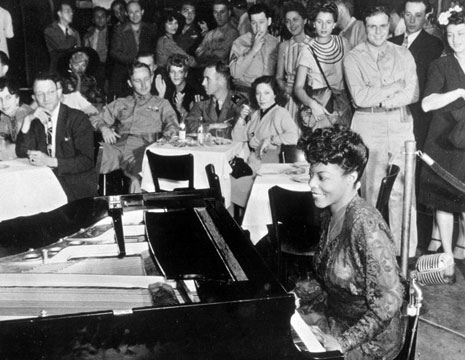 Mary Lou Williams at Café Society, Sheridan Square, New York City, c. 1944.